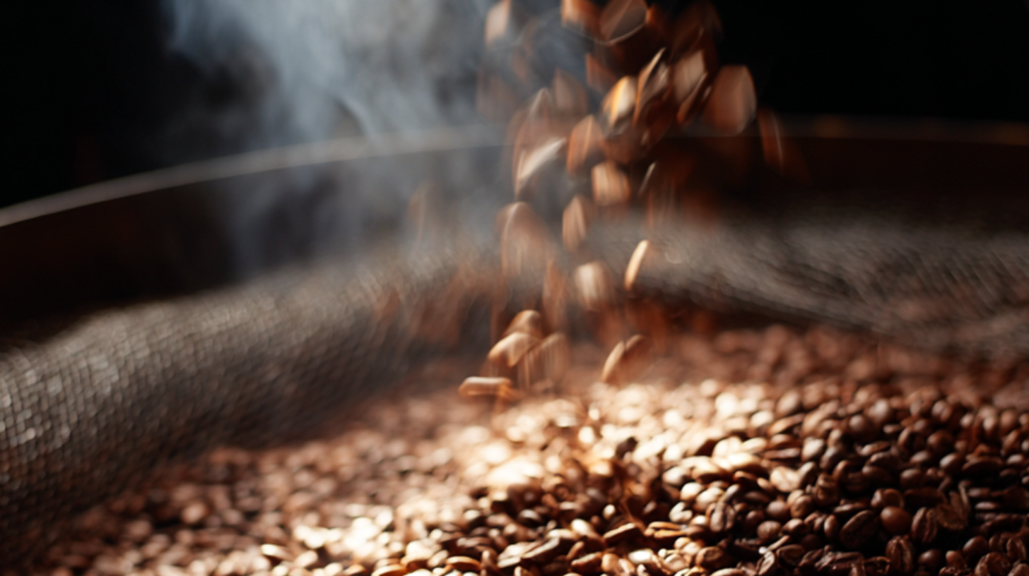 Torréfacteur mobile à Bruxelles – grains de café artisanaux fraîchement torréfiés chez Lila Café, Marché d’Abattoirs.